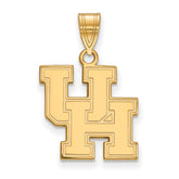 10k Gold LogoArt University of Houston U-H Medium Pendant