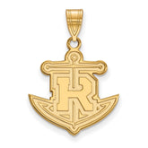 10k Gold LogoArt Rollins College Anchor Large Pendant