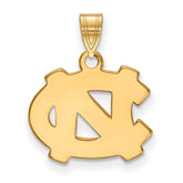 10k Gold LogoArt University of North Carolina N-C Small Pendant