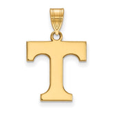 10k Gold LogoArt University of Tennessee Letter T Medium Pendant