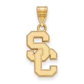 14k Gold University of Southern California S-C Medium Pendant