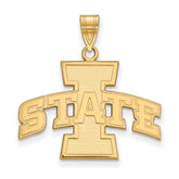 14k Gold LogoArt Iowa State University Large Pendant