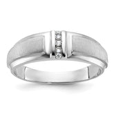 Men's White Gold .05ct tw Diamond Wedding Band Mounting