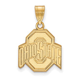 10k Gold LogoArt The Ohio State University Medium Pendant