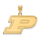 10k Gold LogoArt Purdue University Letter P Medium Pendant