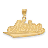 10k Gold LogoArt University of Maine Large Pendant
