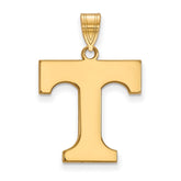 10k Gold LogoArt University of Tennessee Letter T Large Pendant
