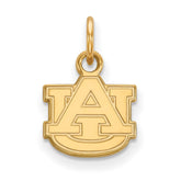 14k Gold LogoArt Auburn University A-U Extra Small Pendant