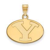 14k Gold LogoArt Brigham Young University Letter Y Small Pendant