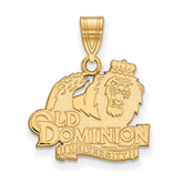 14k Gold LogoArt Old Dominion University Medium Pendant