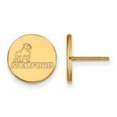 10k Gold LogoArt Samford University Small Post Earrings