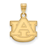 10k Gold LogoArt Auburn University A-U Small Pendant