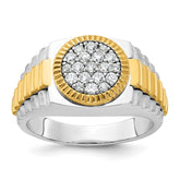 Men's TT Cluster Ring (Bezel/Setting 1pc casted) Mounting