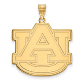 14k Gold LogoArt Auburn University A-U Extra Large Pendant