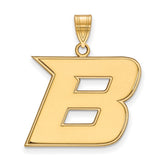 14k Gold LogoArt Boise State University Letter B Large Pendant
