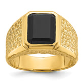 10ky Onyx Ring