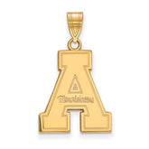 10k Gold LogoArt Appalachian State University Large Pendant