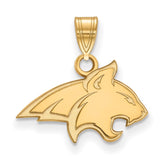 14k Gold LogoArt Montana State University Bobcat Small Pendant