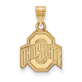 14k Gold LogoArt The Ohio State University Small Pendant