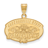 14k Gold LogoArt Jacksonville State University Medium Pendant