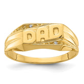 IB Goodman 14k AA Diamond Mens DAD Ring