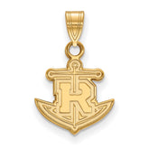 10k Gold LogoArt Rollins College Anchor Small Pendant