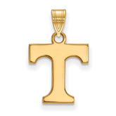 10k Gold LogoArt University of Tennessee Letter T Small Pendant