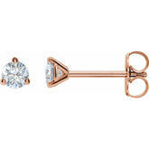 14K Rose Gold 1/5 CTW Lab-Grown Diamond Stud Earrings