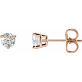 14K Rose Gold 1/2 CTW Natural Diamond Earrings