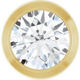 14K Yellow Gold 1/3 CT Lab Grown Diamond Slide Pendant