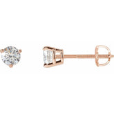14K Rose Gold 1/2 CTW Lab-Grown Diamond Earrings