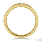 1 Ctw Channel Set 11 Stone Round Cut Diamond Wedding Band in 14K Yellow Gold