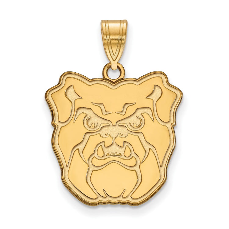 10k Gold LogoArt Butler University Bulldog Large Pendant