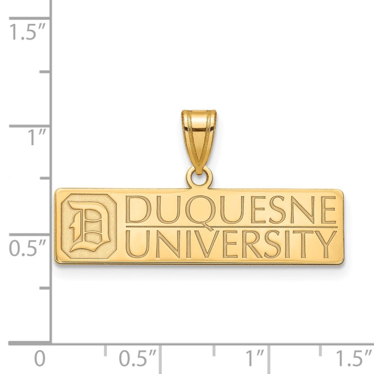10ky LogoArt Duquesne University Large Pendant