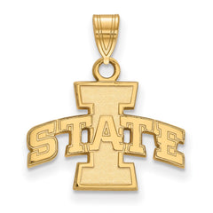 10k Gold LogoArt Iowa State University Small Pendant