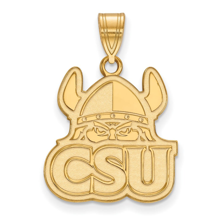 10k Gold LogoArt Cleveland State University Large Pendant