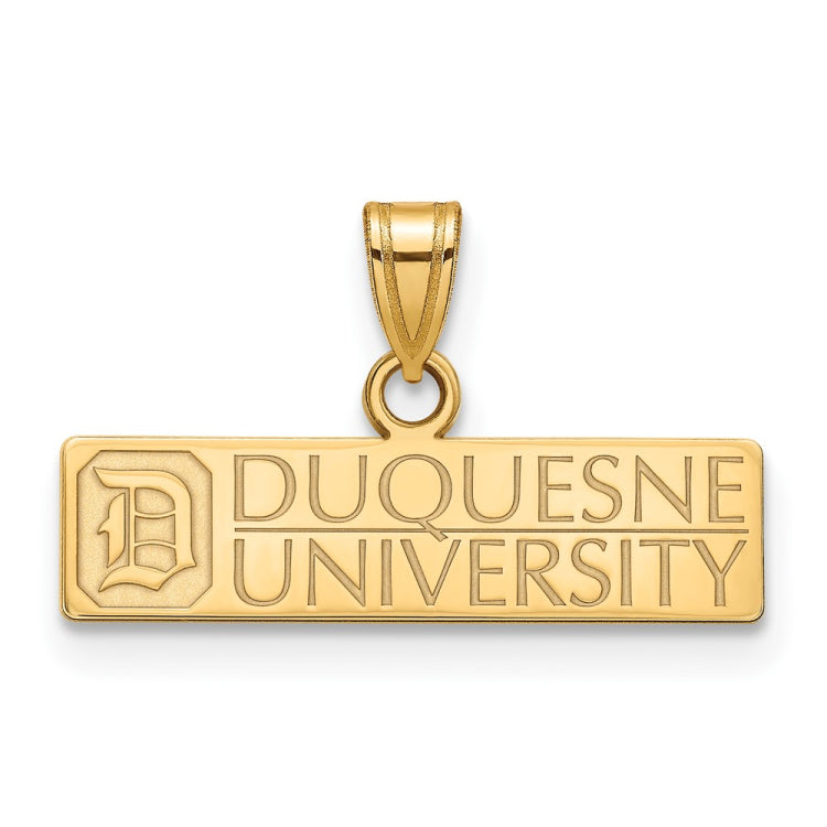 10ky LogoArt Duquesne University Medium Pendant