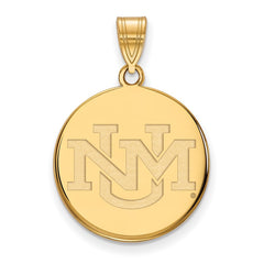 14k Gold LogoArt University of New Mexico Large Pendant