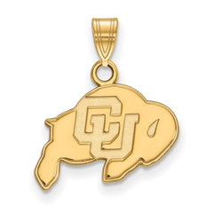10k Gold LogoArt University of Colorado Buffalo Small Pendant