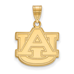 10k Gold LogoArt Auburn University A-U Medium Pendant