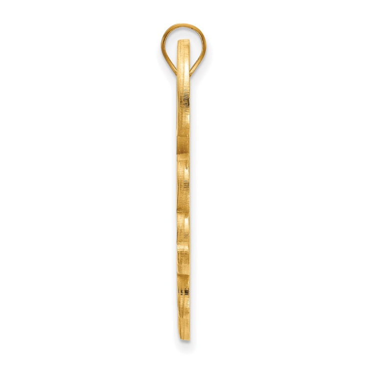 10k Gold LogoArt Tulane University Extra Large Pendant