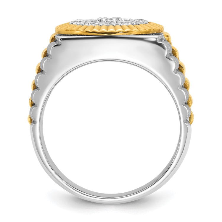 Men's TT Cluster Ring (Bezel/Setting is 1pc casted) Mounting