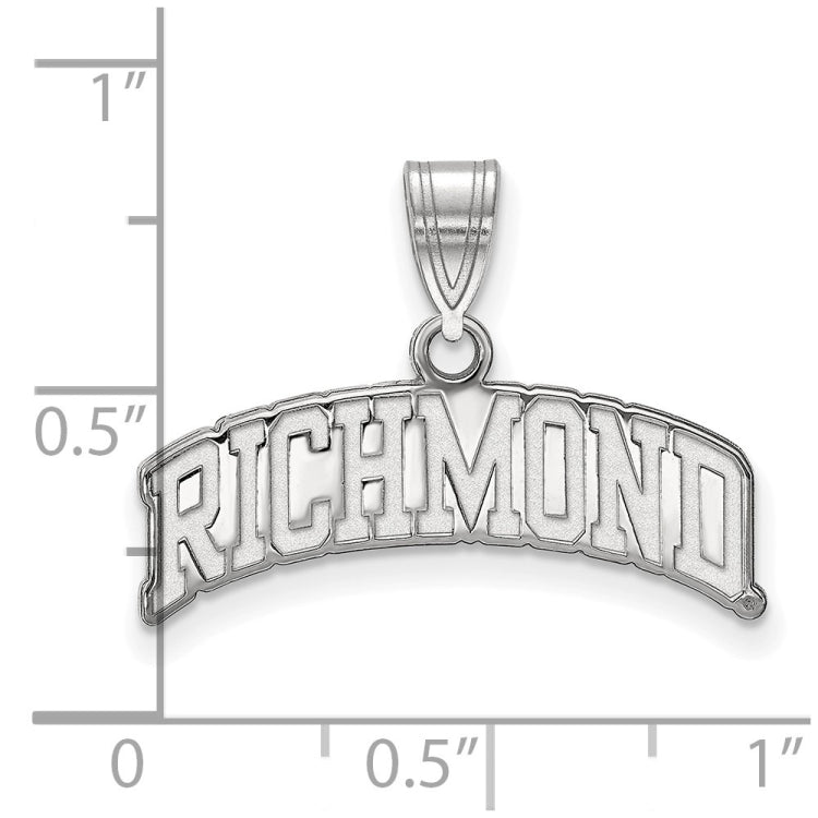 10kw Gold University of Richmond Large Script Pendant