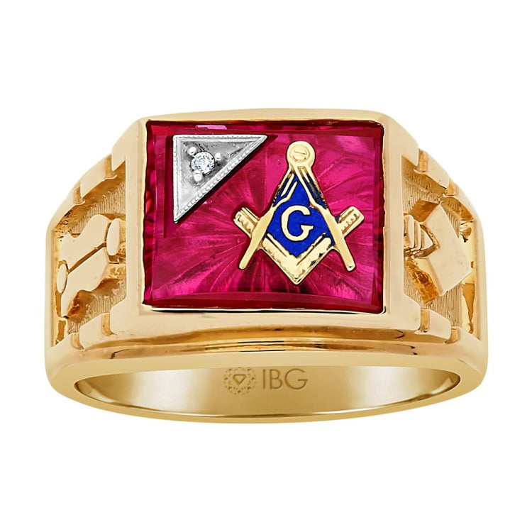 EMB 12X10 CUSH RBY *CUSTOMER DIAMONDS*