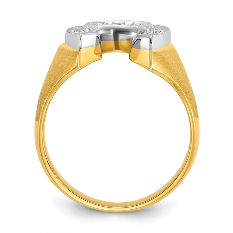 GTS DIAMOND HORSE SHOE RING Mounting