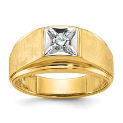 14k Two-tone Fancy Ring Mounting