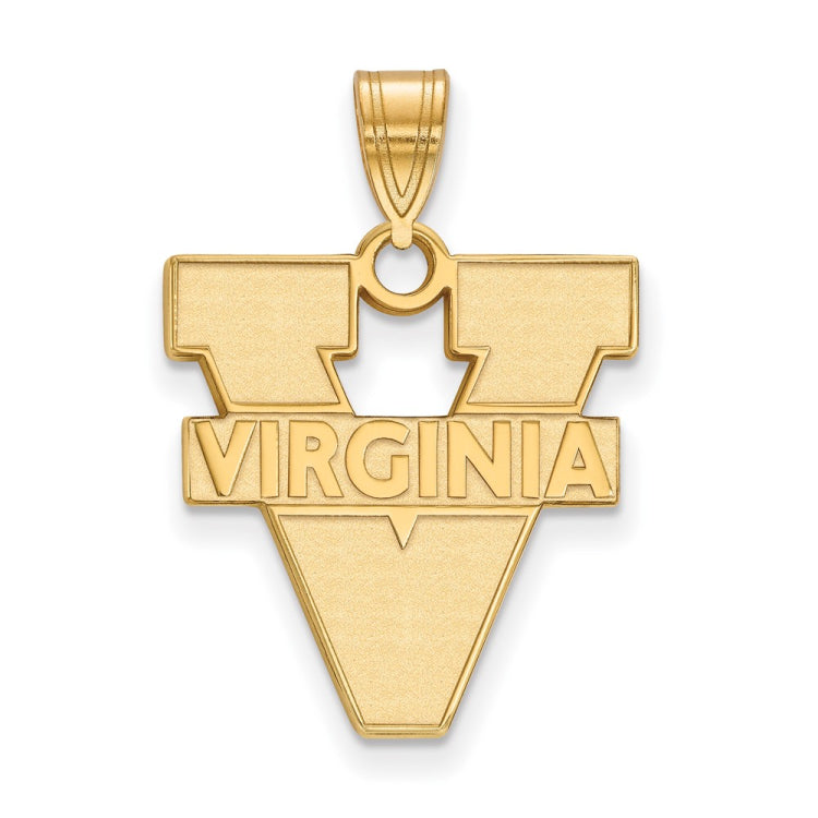 14k Gold LogoArt University of Virginia Large Pendant