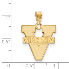 14k Gold LogoArt University of Virginia Large Pendant