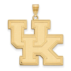 14k Gold LogoArt University of Kentucky U-K Extra Large Pendant