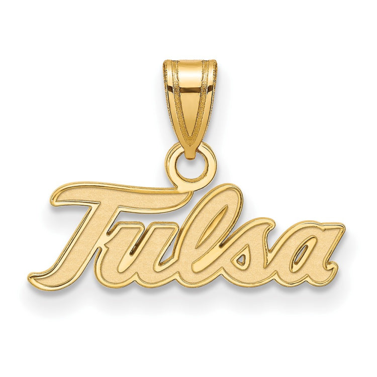 14k Gold LogoArt University of Tulsa T-U Small Pendant
